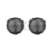 Kit Proiettori HID Bi-Xenon Lenticolari da 2.5" Mini H1 per parabole H7 H4 + Cover + Cavo Relè