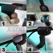 Kit Retrovisore Telecamera Retromarcia con schermo 4" invisibile | Staffa OEM