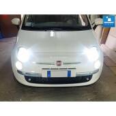 Kit xenon Fiat 500 fino a 2015 - Xenon 35W, Led DRL e Targa - Zero Spie - 6000k