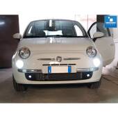 Kit xenon Fiat 500 fino a 2015 - Xenon 35W, Led DRL e Targa - Zero Spie - 6000k