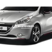 Kit Xenon Peugeot 208 - 2012 in poi Lenticolare - Xenon 35W - in tinta con i led