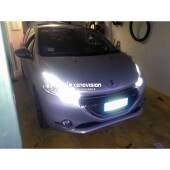 Kit Xenon Peugeot 208 - 2012 in poi Lenticolare - Xenon 35W - in tinta con i led