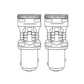 P21/5W: LED Cobra 6000k (Coppia)