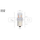 P21W: Gear LED Rossi (Coppia)