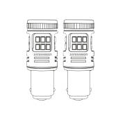 P21W: LED Bolt Rossi (Coppia)