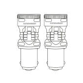 P21W: LED Cobra 6000k (Coppia)
