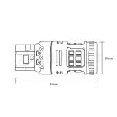 T20: LED Bolt Rossi (Coppia)