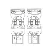 T20: LED Cobra 6000k (Coppia)