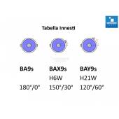 T4W (BA9S): Xenovision LED Canbus Bianco Lunare