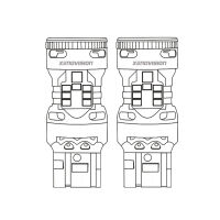 T20: LED Cobra 6000k (Coppia)