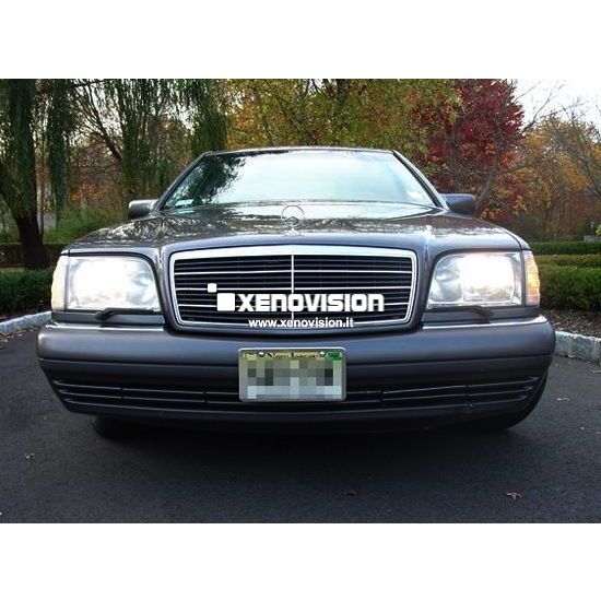 Adattatore Portalampada Xenon H1 per Mercedes-Benz 320 (W124 W140) dal 1993 al 1998 - Versione Top Quality in alluminio.