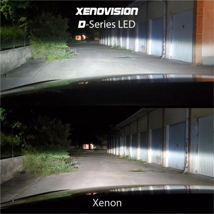 <strong>Lampade conversione a LED specifiche per Renault Espace IV</strong> Mk4 2006 - 2015 con fari D1S xenon di serie. Lampade Canbus da 24.000Lumen, Qualità Massima.