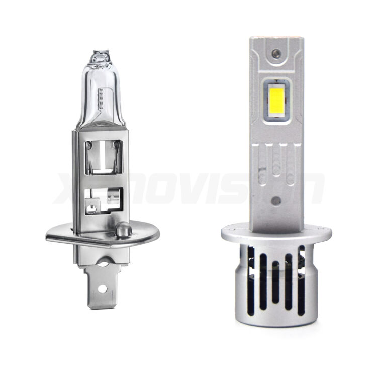 <strong>Fendinebbia LED no-spie per Lancia Phedra</strong>  2002 - 2010. Coppia lampade <strong> H1</strong> modello Nava canbus, raffreddate a ventola.