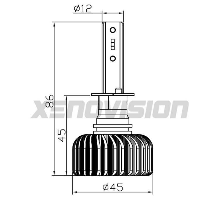 <strong>Kit fendinebbia LED</strong> H1 per <strong>Mazda Demio</strong>  1998 - 2003. Compatte, impermeabili, senza ventola: praticamente indistruttibili. Top Quality.