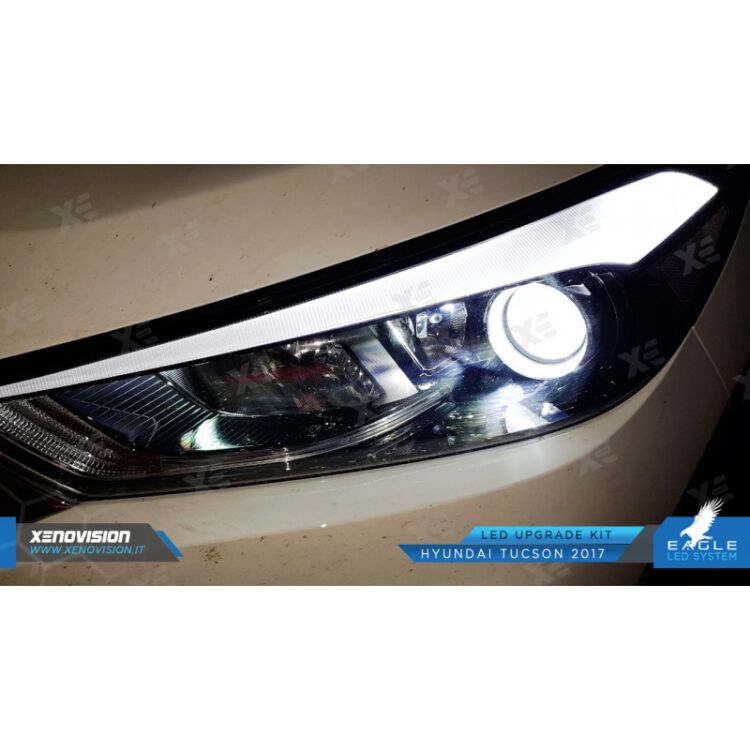 <strong>Kit anabbaglianti LED specifico per Mazda 6</strong> GJ/GL 2012 in poi. Lampade <strong>H11</strong> Canbus da 29.000Lumen di luminosità modello Eagle Xenovision.