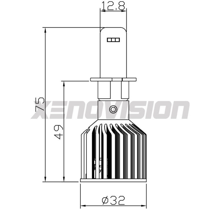 FINE SERIE: NO GARANZIA<p><strong>Per fari Lenticolari e Parabola.</strong> Kit LED H3 con chip CREE. Triplica la luminosità su strada. Ottimo taglio di luce. Dissipatore a cilindo, ultracompatto. Canbus 90% auto.</p>