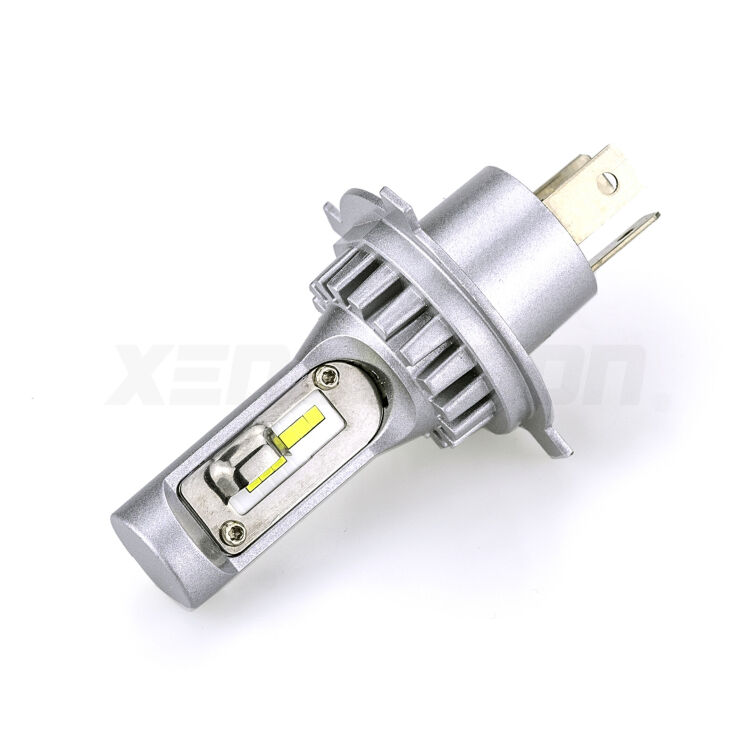 <strong>Kit LED per anabbaglianti + abbaglianti Demio</strong>  1998 - 2003.</strong> Coppia lampade <strong>H4</strong> doppia intensità senza ventola e ultracompatte per installazioni in fari senza spazi.