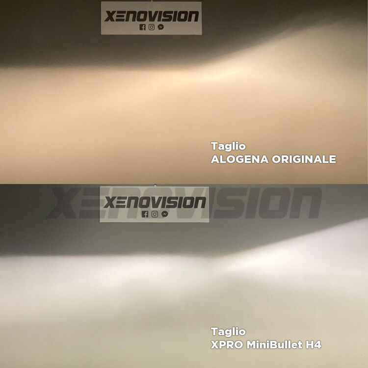 <strong>Kit LED per anabbaglianti + abbaglianti Demio</strong>  1998 - 2003.</strong> Coppia lampade <strong>H4</strong> doppia intensità senza ventola e ultracompatte per installazioni in fari senza spazi.