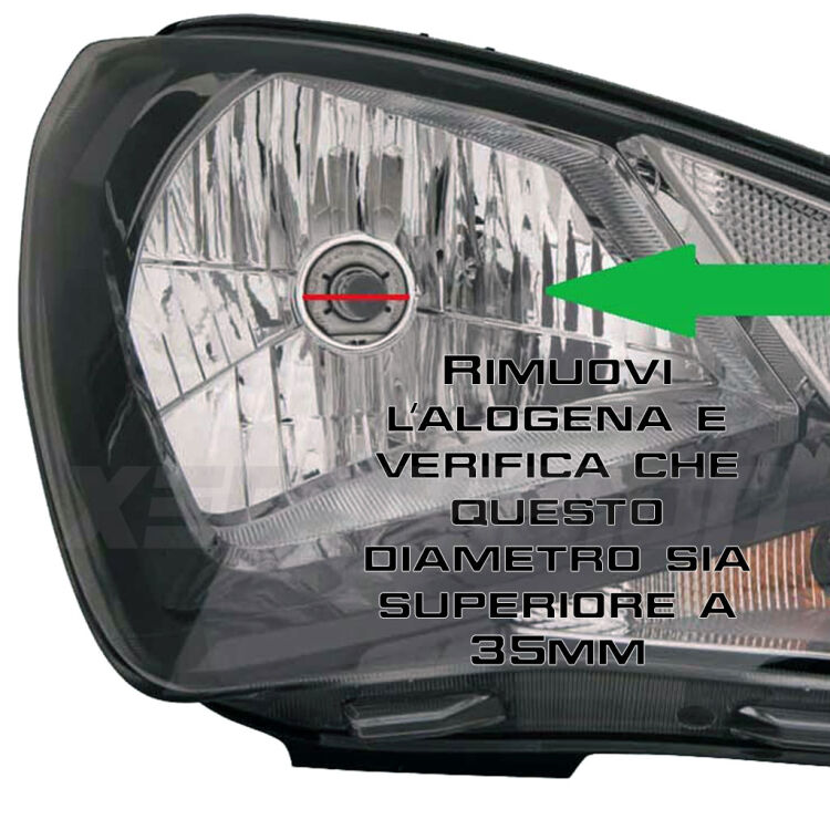 <p>Belli nel faro da spenti e fenomenali da accesi. Trasforma il faro in un potente lenticolare Bi-LED, senza fare modifiche. Qualità Massima.</p>