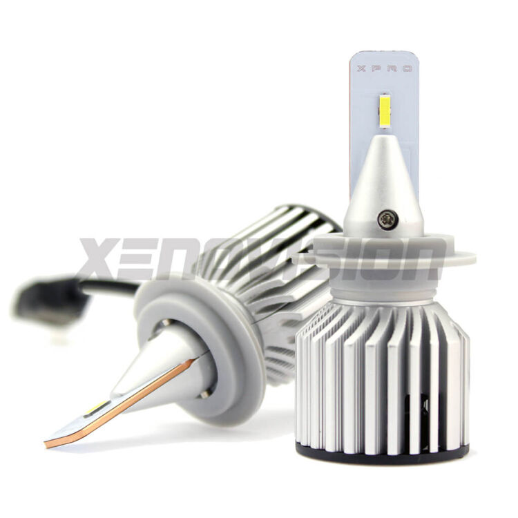 FINE SERIE: NO GARANZIA<strong>Kit anabbaglianti LED specifico per VW Polo</strong> 6R, 6C lenticolare. Lampade <strong>H7</strong> Canbus da 15.000Lumen di luminosità modello Ninja Xenovision.