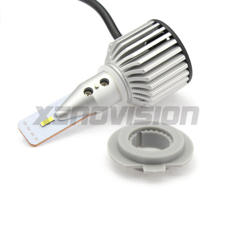 FINE SERIE: NO GARANZIA<strong>Kit anabbaglianti LED specifico per VW Polo</strong> 6R, 6C lenticolare. Lampade <strong>H7</strong> Canbus da 15.000Lumen di luminosità modello Ninja Xenovision.