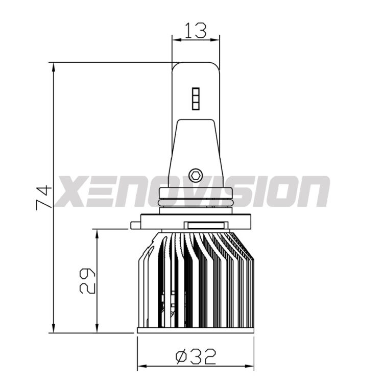 FINE SERIE: NO GARANZIA <strong>Kit anabbaglianti LED specifico per Land rover Evoque I</strong> L538 2011 in poi. Lampade <strong>HB3</strong> Canbus da 15.000Lumen di luminosità modello Eagle Xenovision.