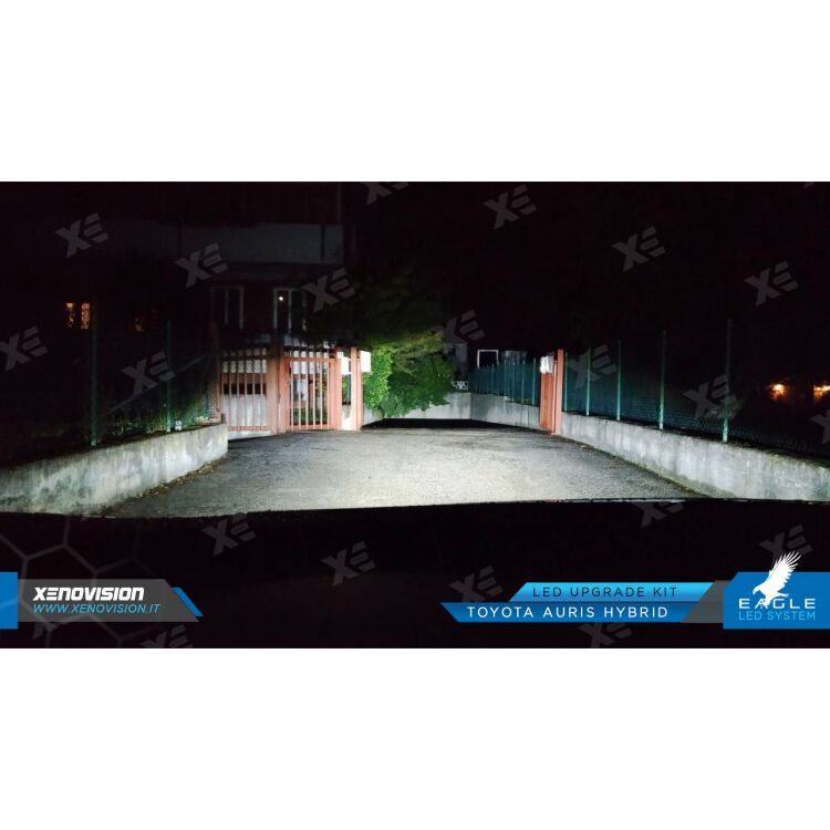 <strong>Kit abbaglianti LED specifico per Land rover Sport</strong> L494 2013 in poi. Lampade <strong>HIR2</strong> Canbus da 29.000Lumen di luminosità modello Eagle Xenovision.