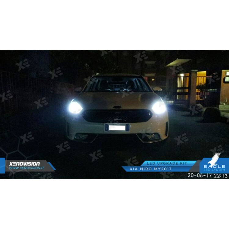 <p>Il Kit XE Light modello Eagle LED System studiato da Xenovision.it per la tua Niro.</p>