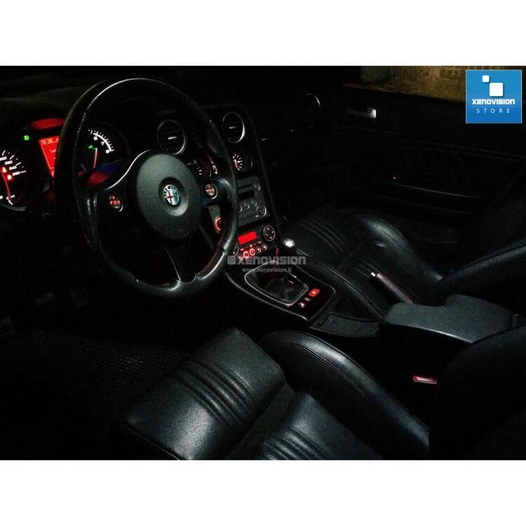 <p>Kit Alfa Romeo 159 dal 2005 in poi TOTAL, conversione totale a Led per Alfa Romeo 159 dal 2005 in poi. Zero spie, Altissima Qualità. Luce Bianco Lunare 6000k su ogni principale punto luce interno ed i principali esterni.</p>
