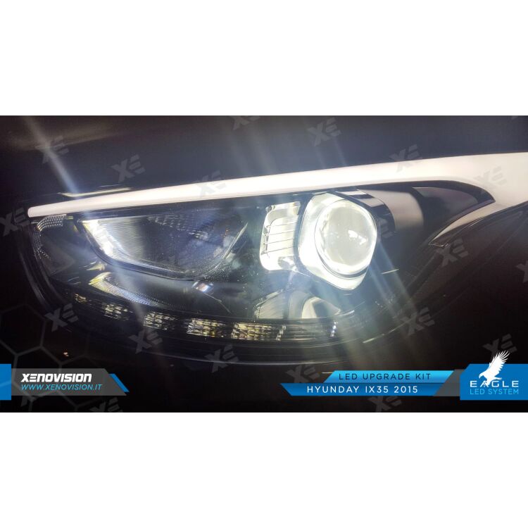 <p>Il kit LED per fari Hyundai IX35 Anabbaglianti e Abbaglianti #1 in Italia. Garantito.</p>