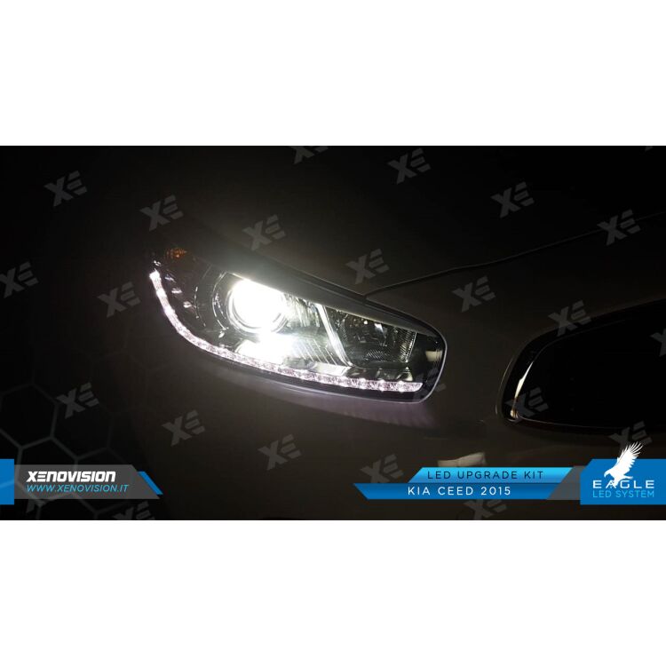 <p>Il kit LED per fari Kia Ceed Anabbaglianti #1 in Italia. Garantito.</p>