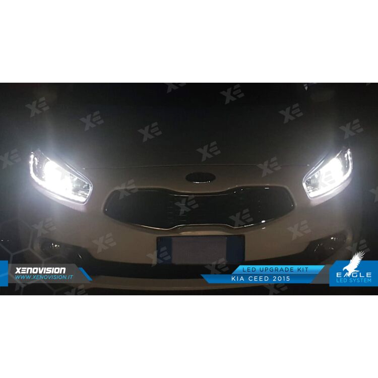 <p>Il kit LED per fari Kia Ceed Anabbaglianti #1 in Italia. Garantito.</p>