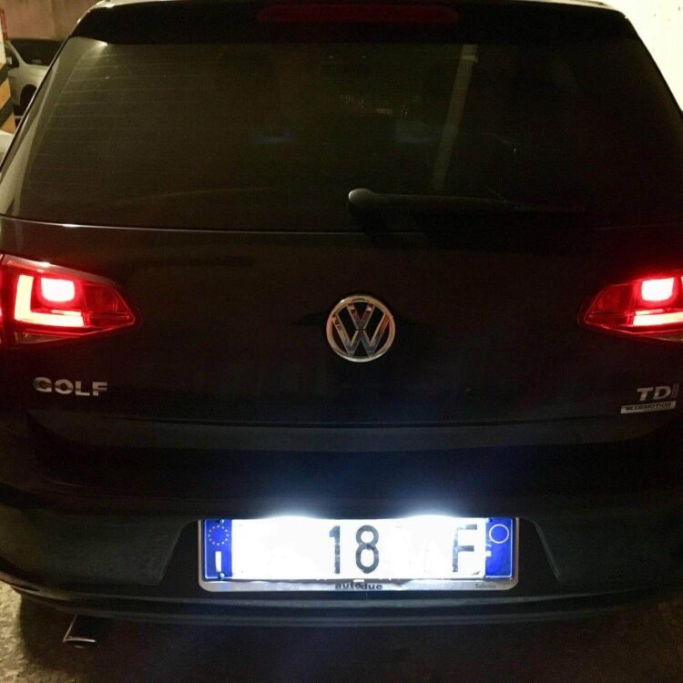 Kit plafoniere LED Luce Targa specifiche per VW Lupo  1998 - 2005. Qualità Massima sul mercato, estremamente luminose.