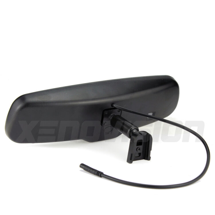 <p>Kit Telecamera Parcheggio e Specchietto retrovisore con display invisibile incorporato e staffa montaggio su parabrezza. Da spento è indistinguibile da un retrovisore originale. Con 2 ingressi video per telecamere retromarcia, l'immagine appare in un riquadro che prima era invisibile.</p>