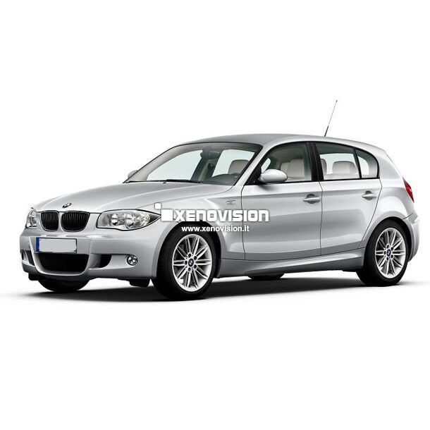 <p>Kit Focus Pro Korea Xenon 35W specifico per il faro della BMW Serie 1 E87 dal 2004 al 2011 e Luci posizione a Led in tinta. Plug&amp;Play zero spie, contiene tutto l'occorrente. Luce Bianco Lunare 6100k.</p>
<p>&nbsp;</p>