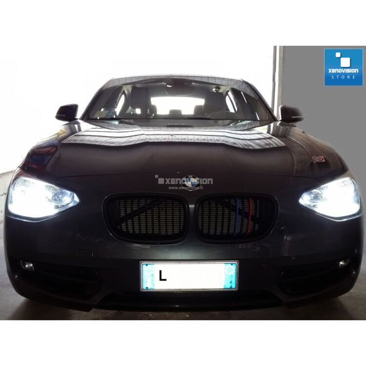 <p>Kit Focus Pro Korea Xenon 35W specifico per il faro della BMW Serie 1 F20 dal 2011 in poi. Plug&amp;Play zero spie, contiene tutto l'occorrente. Luce Bianco Solare 5300k.</p>
<p>&nbsp;</p>