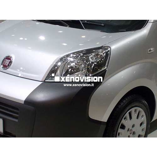 <p>Kit BiXenon 35W specifico per il faro della Fiat Fiorino e Luci Posizione Led in tinta. Plug&amp;Play zero spie, contiene tutto l&#39;occorrente. Luce Bianco Lunare 6000k.</p>