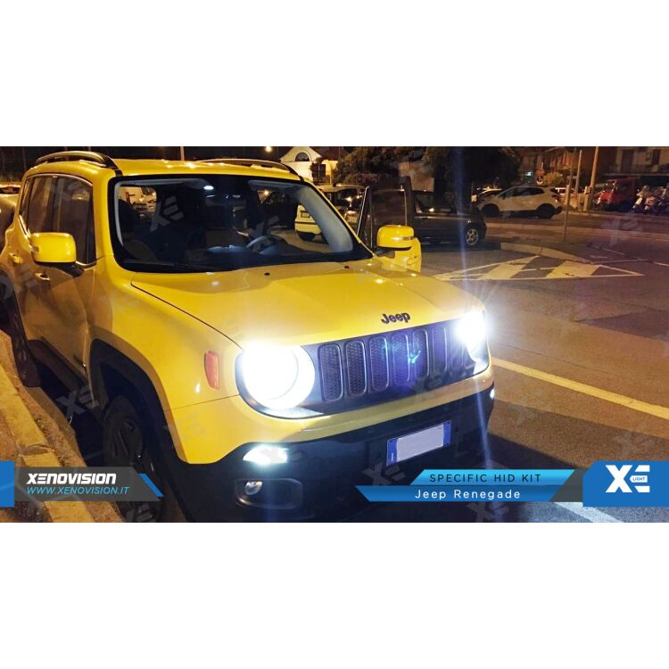 <p>Kit Xenon Specifico per i fari della tua Jeep Renegade. Engineered by Xenovision - Qualit&agrave; Massima.</p>
