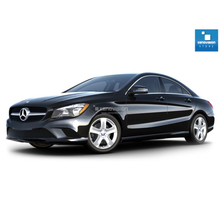 Kit Xenon Focus Pro Korea 35W specifico per il faro della Mercedes Classe CLA C117 dal 2013 in poi. Plug&amp;Play zero spie, contiene tutto l&#39;occorrente. Luce Bianco Lunare 6100k.