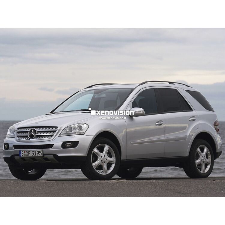 <p>Kit Xenon 35W specifico per il faro della Mercedes ML W164 lenticolare e Luci Posizione a Led in tinta. Plug&amp;Play zero spie, contiene tutto l&#39;occorrente. Luce Bianco Lunare 6000K.</p><p>&nbsp;</p>