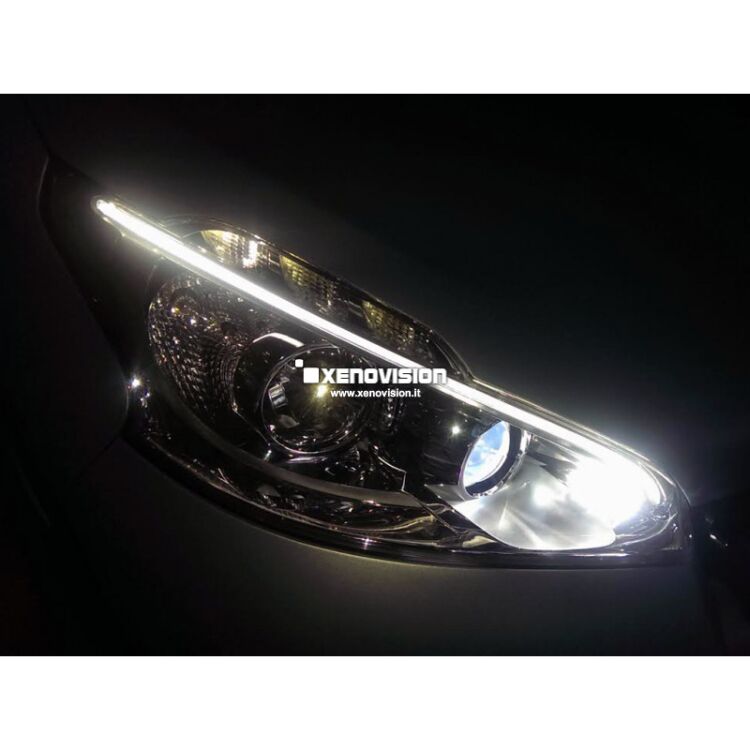 <p>Kit Xenon 35W specifico per il faro della Peugeot 208. Plug&amp;Play zero spie, massima protezione tergicristalli. Luce in tinta con i Led originali</p>
