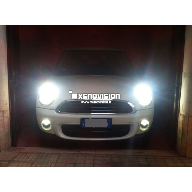 <p>Kit Xenon Specifico per i fari della tua Mini R55 R56 R57 R60 F56. Engineered by Xenovision - Qualità Massima.</p>