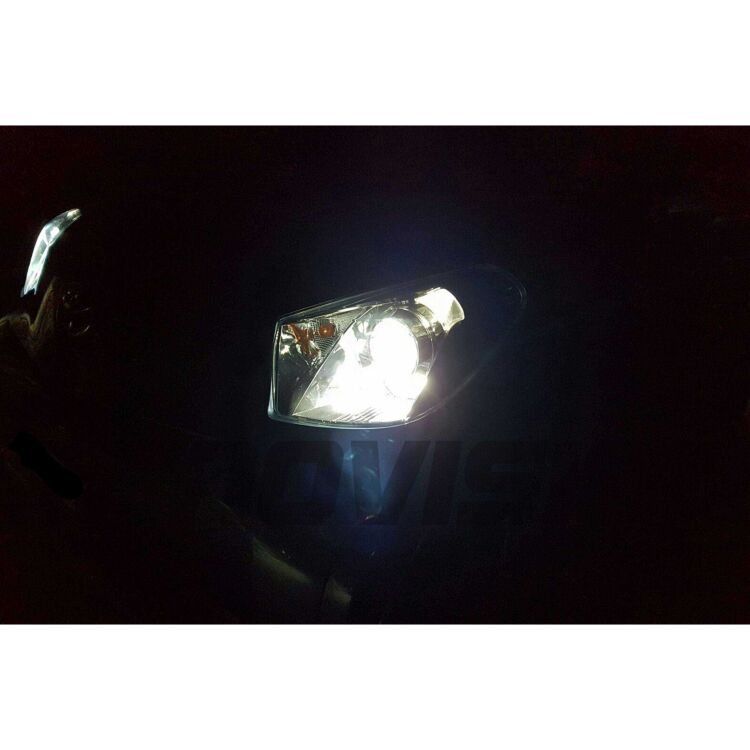 <p>Kit Xenon 35W specifico per il faro della Toyota IQ , Luci Targa e Luci Posizione a Led in tinta. Plug&amp;Play zero spie, contiene tutto l'occorrente. Luce Bianco Lunare 6000k</p>