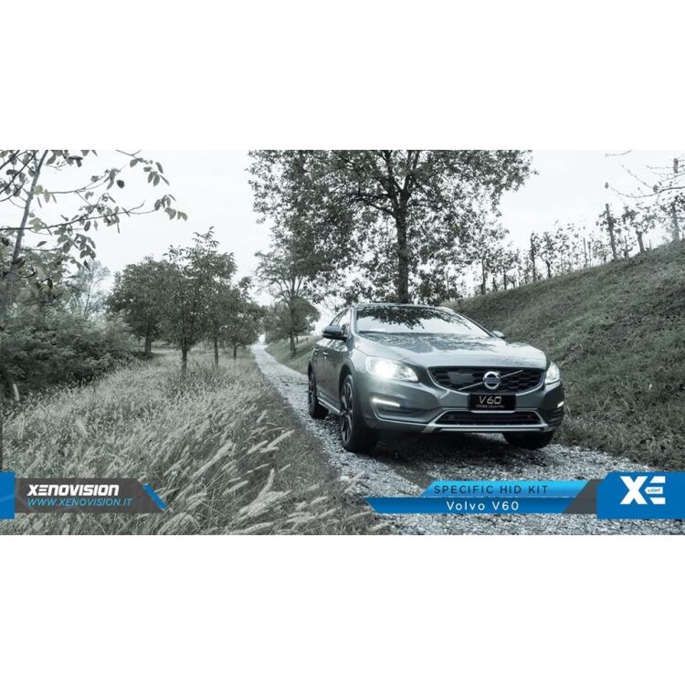 Kit Xenon Focus Pro Korea 35W specifico per il faro della Volvo V60 dal 2013 in poi. Plug&amp;Play zero spie, contiene tutto l&#39;occorrente. Luce Bianco Solare 5300k.