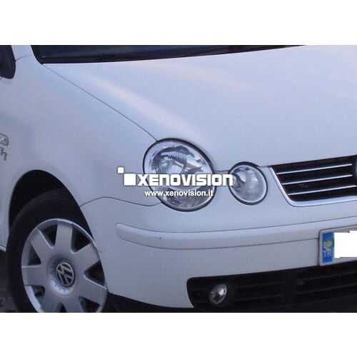 <p>Kit Xenon 35W specifico per il faro della VW Polo quarta serie 9N prodotta dal 2002 al 2005 e Luci Posizione a Led in tinta. Plug&amp;Play zero spie, contiene tutto l&#39;occorrente. Luce Bianco Lunare 6000k.</p><p>&nbsp;</p>