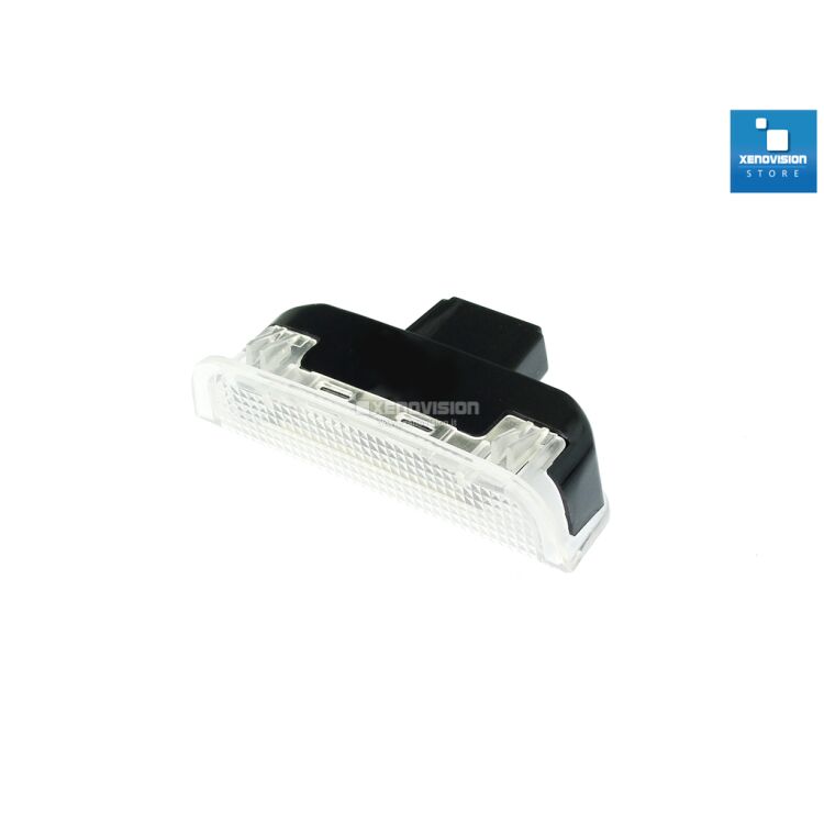 <p><strong>600 Lumen&nbsp;</strong>Una coppia di placche Led Plug&amp;Play Ultraluminose per luci pozzanghera/sottoporta Porsche, Seat, Skoda. Rimpiazza i punti luce esistenti, zero spie. Installazione semplicissima.</p>