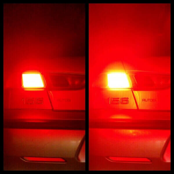<strong>Retronebbia LED per Mercedes Classe-A</strong> W169 2004 - 2007. Due lampade <strong>P21/5W</strong> rosse non canbus modello Gear.