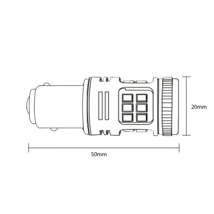 <strong>Luce Stop LED per Smart Fortwo</strong> 451 2007 - 2014. Coppia lampade <strong>P21/5W</strong> modello Bolt canbus.