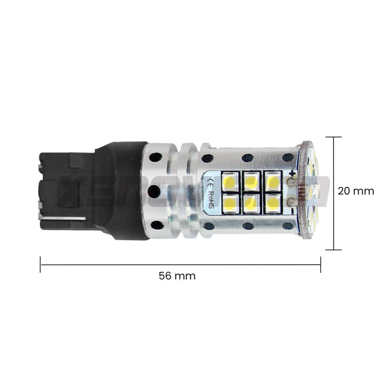 <strong>Freccia posteriore LED no-spie per Mazda CX-5</strong> KF 2017 in poi. Lampada <strong>T20</strong> no Hyperflash modello Arrow.